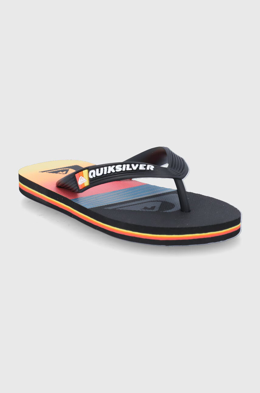 Quiksilver Детски джапанки в черно - Pepit.bg