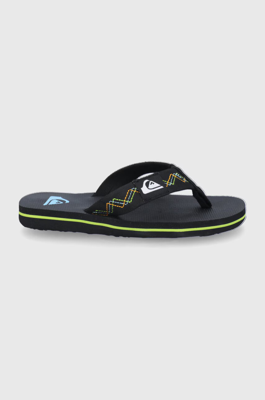 Quiksilver Детски джапанки в черно - Pepit.bg