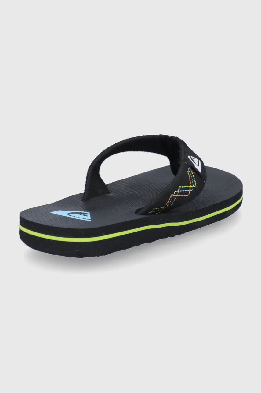 Quiksilver Детски джапанки в черно - Pepit.bg