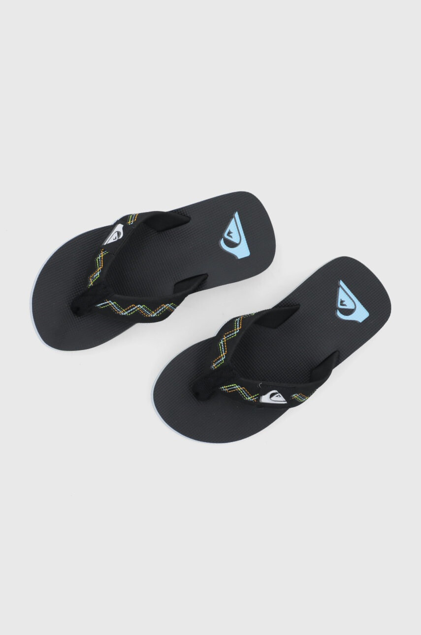 Quiksilver Детски джапанки в черно - Pepit.bg