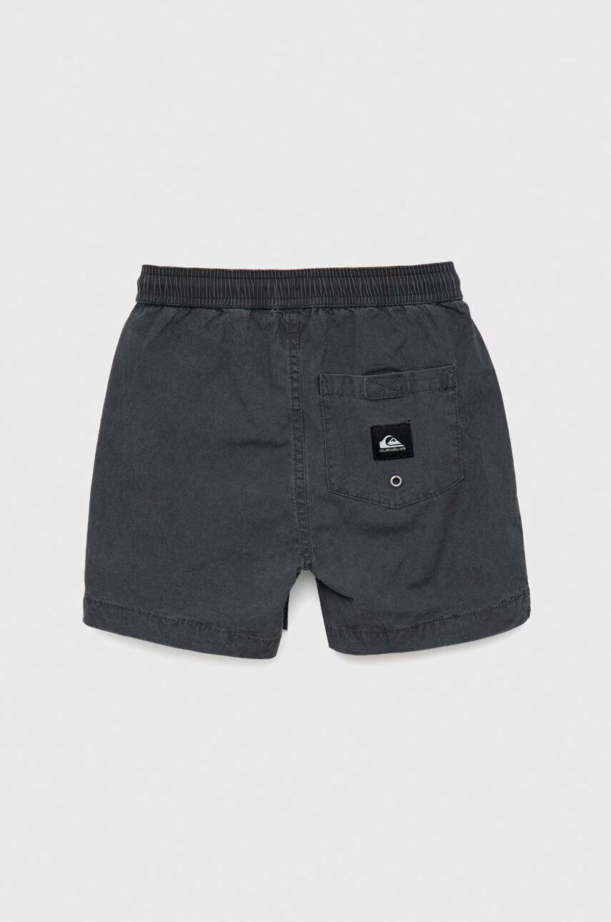 Quiksilver Детски къси панталони в черно с регулируема талия - Pepit.bg