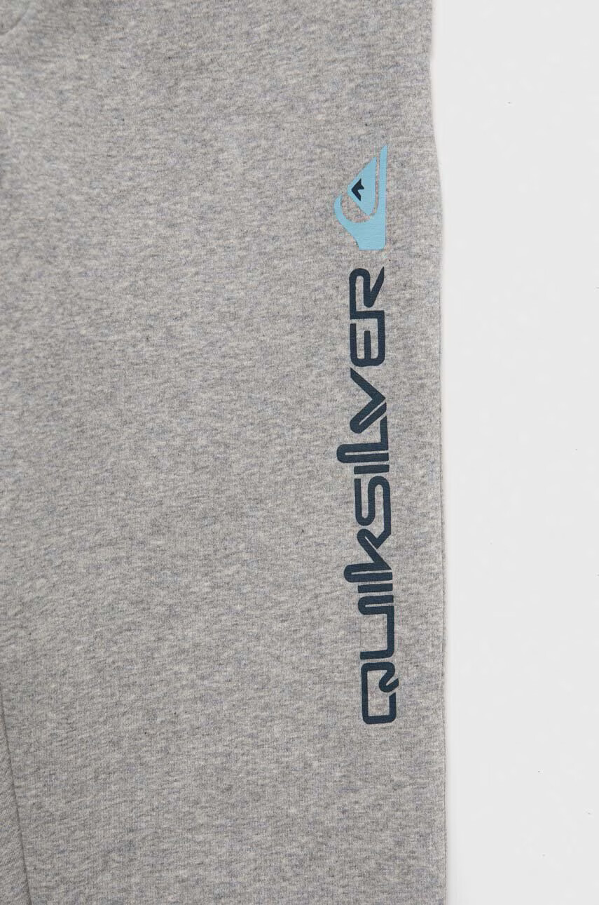 Quiksilver Детски спортен панталон в сиво с принт - Pepit.bg