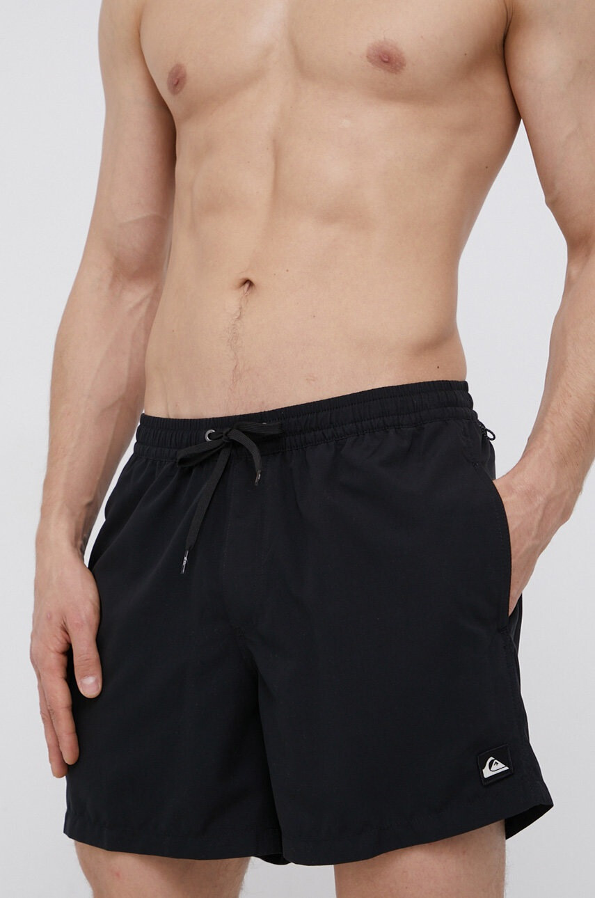 Quiksilver Плувни шорти в черно - Pepit.bg