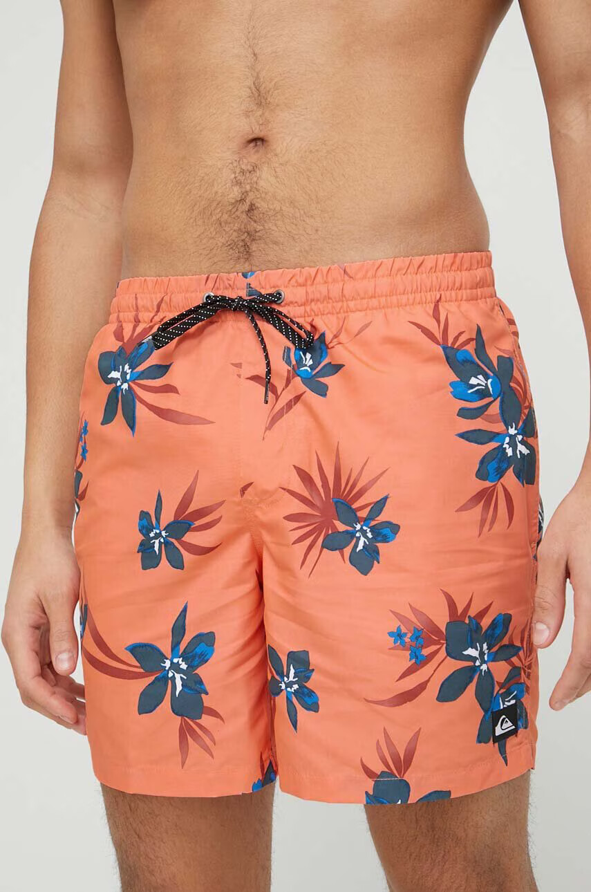Quiksilver Плувни шорти в оранжево - Pepit.bg