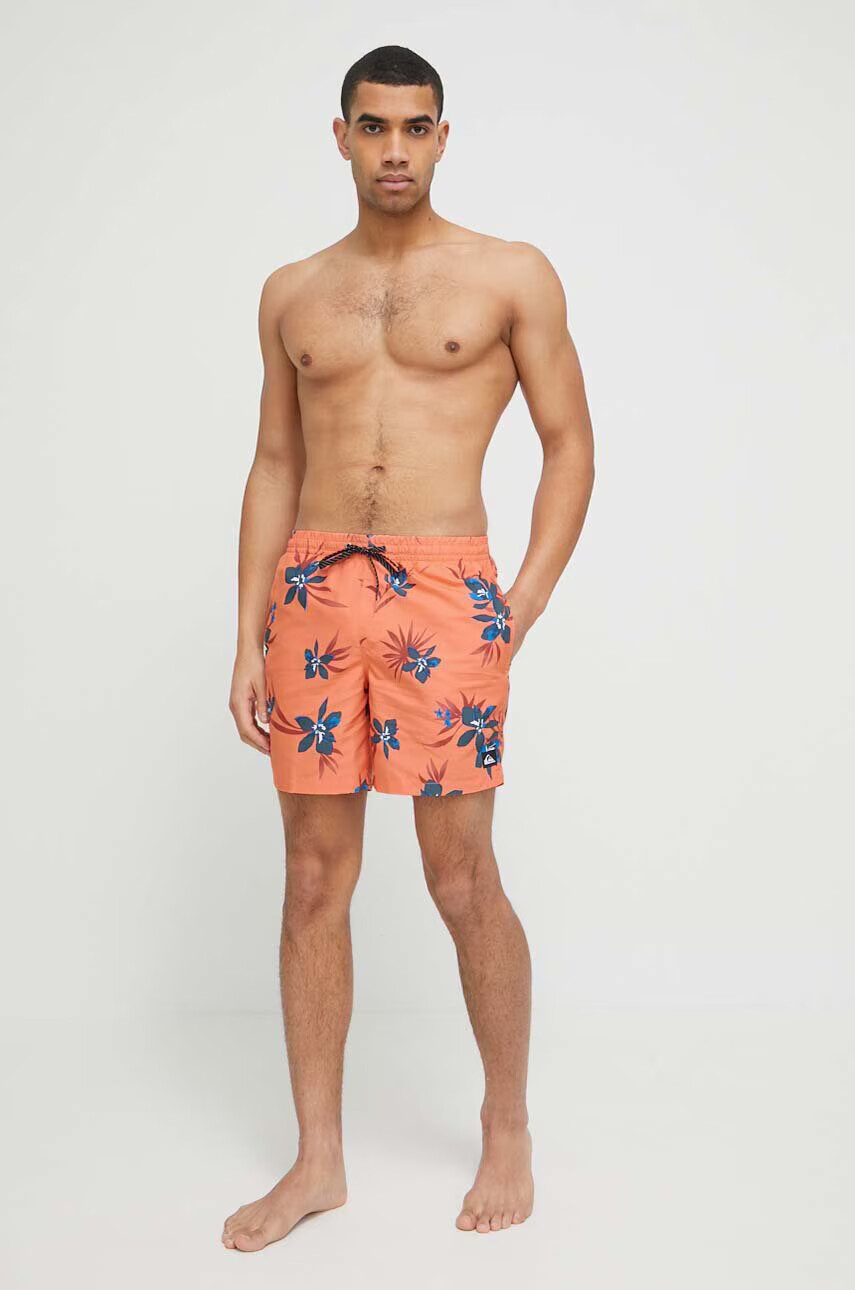 Quiksilver Плувни шорти в оранжево - Pepit.bg