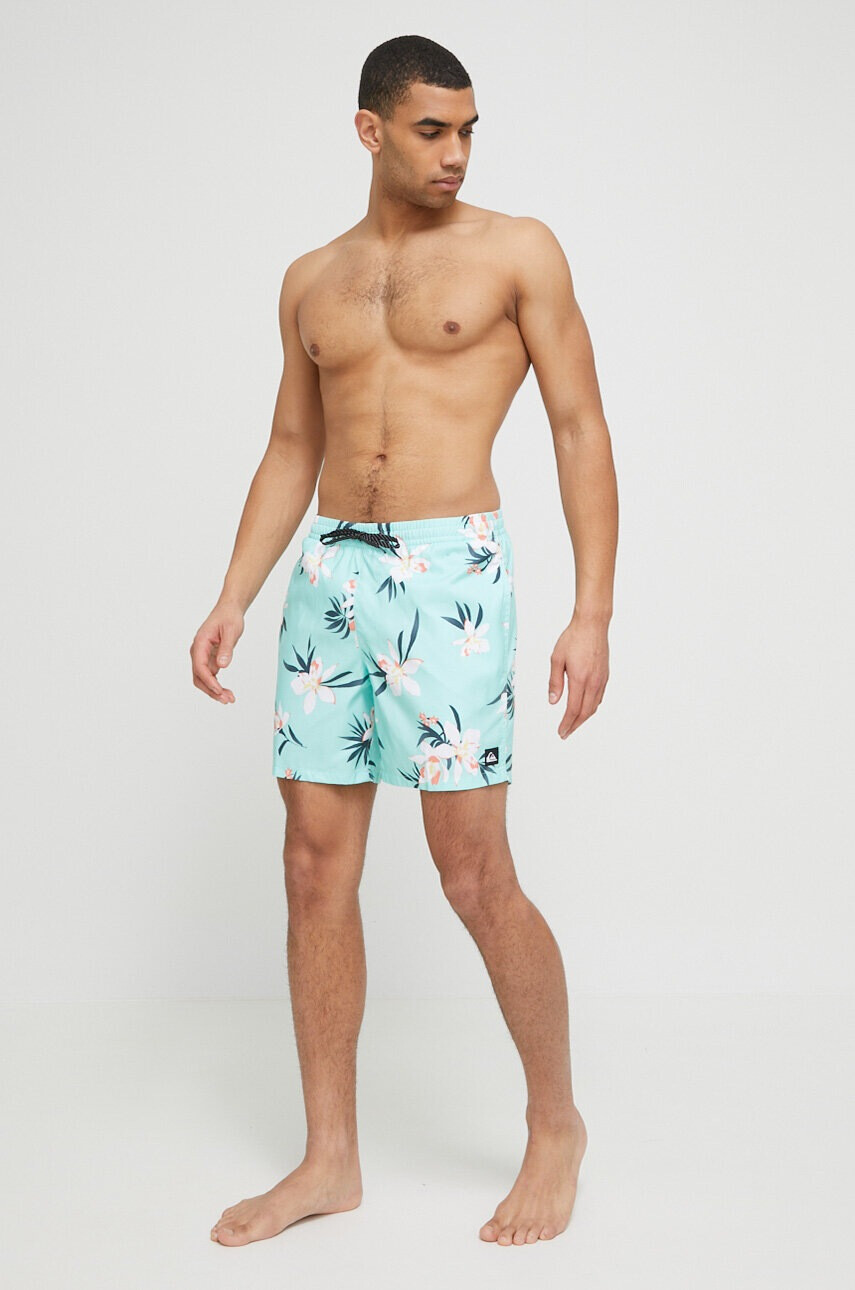 Quiksilver Плувни шорти в тюркоазено - Pepit.bg