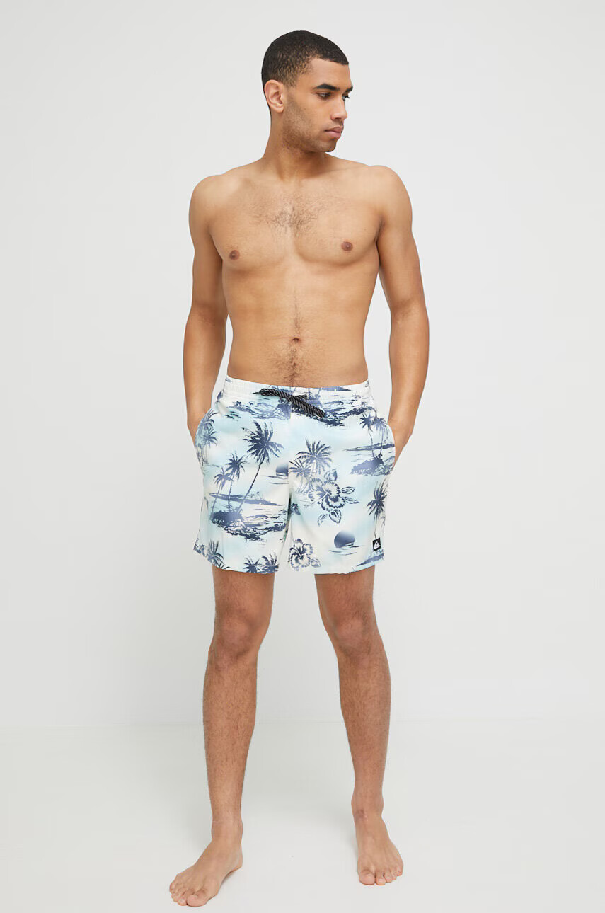 Quiksilver Плувни шорти в зелено - Pepit.bg