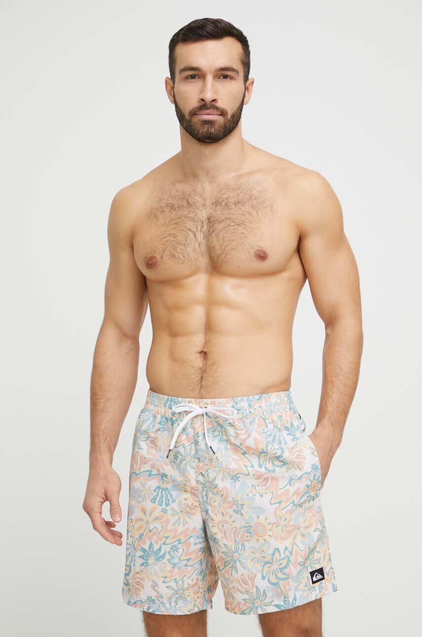 Quiksilver Плувни шорти в бежово - Pepit.bg