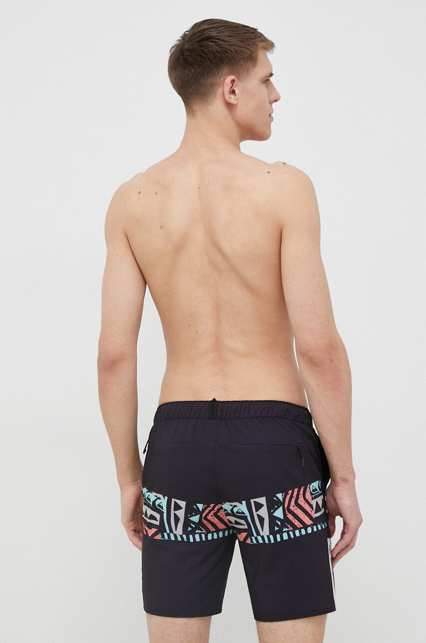 Quiksilver Плувни шорти в черно - Pepit.bg