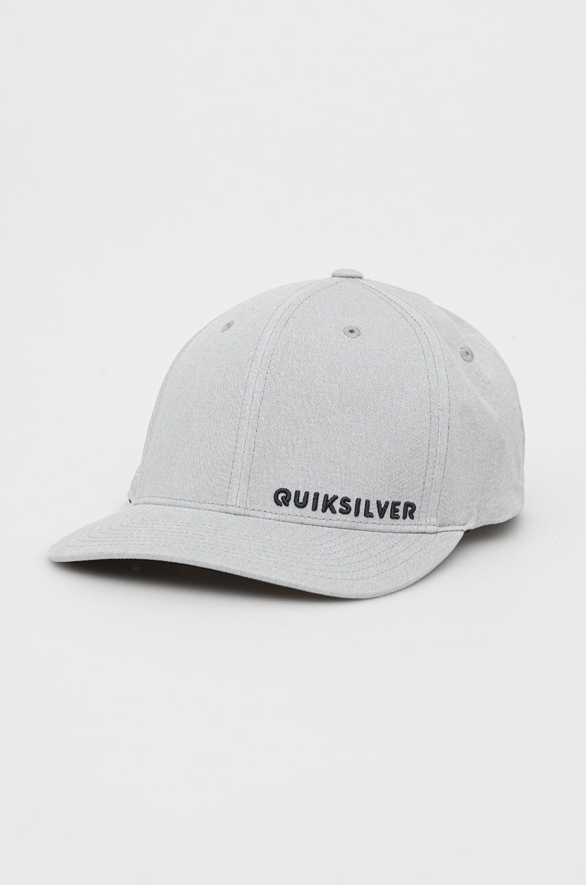 Quiksilver Шапка в сиво с изчистен дизайн - Pepit.bg