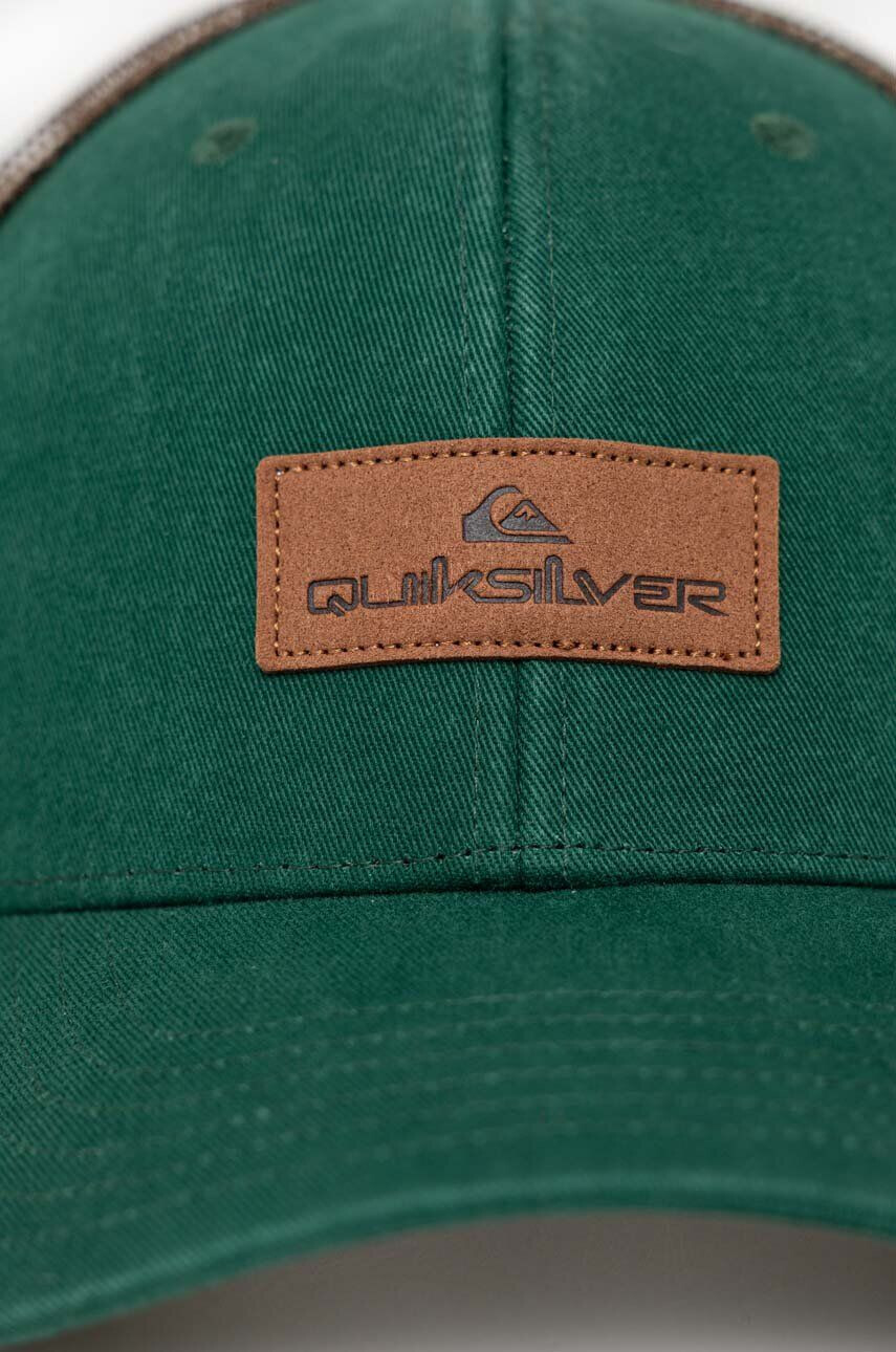 Quiksilver Шапка с козирка в черно с апликация - Pepit.bg