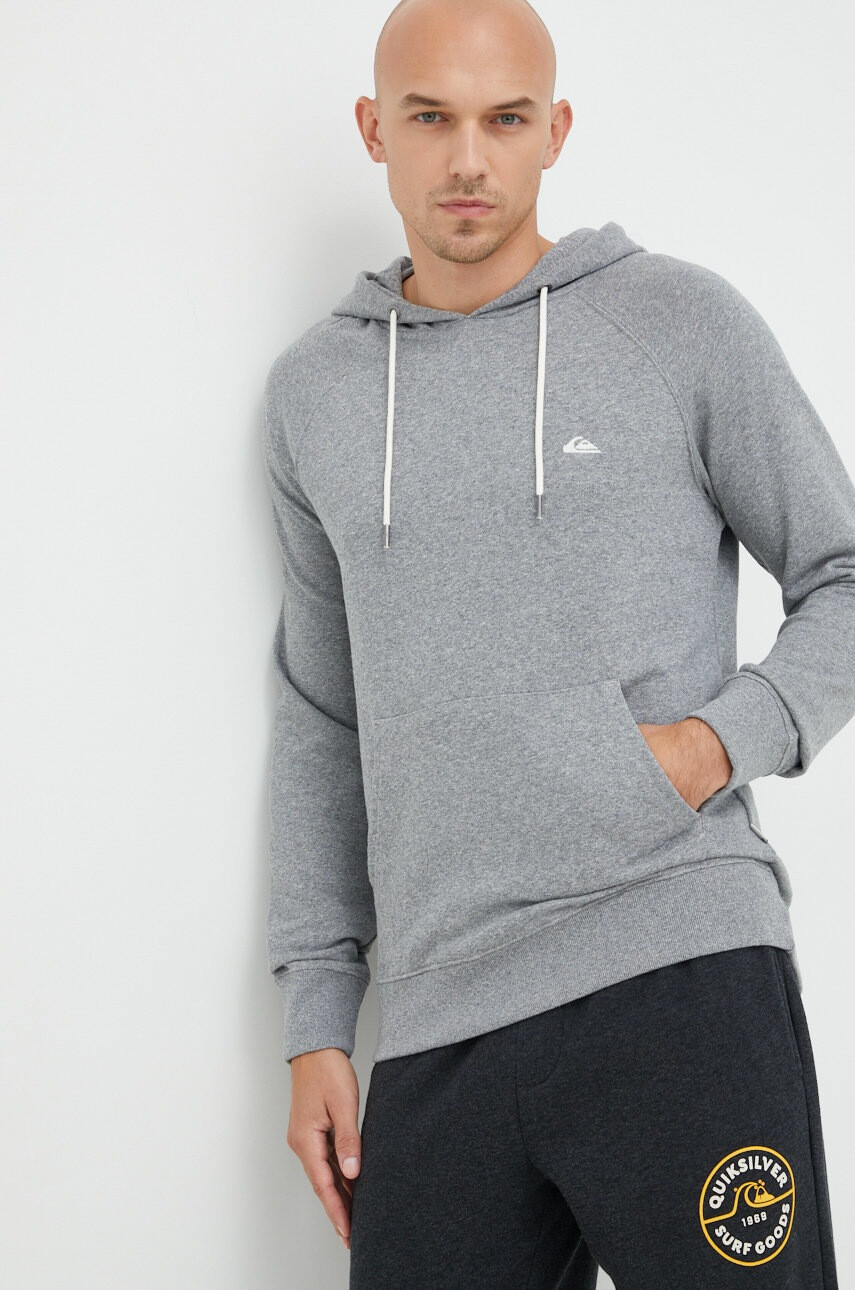 Quiksilver Суичър в сиво меланж на - Pepit.bg