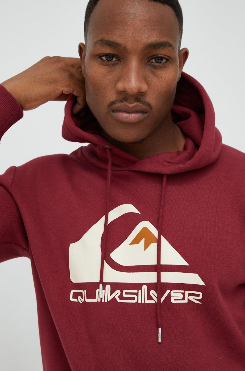 Quiksilver Суичър в червено с принт - Pepit.bg