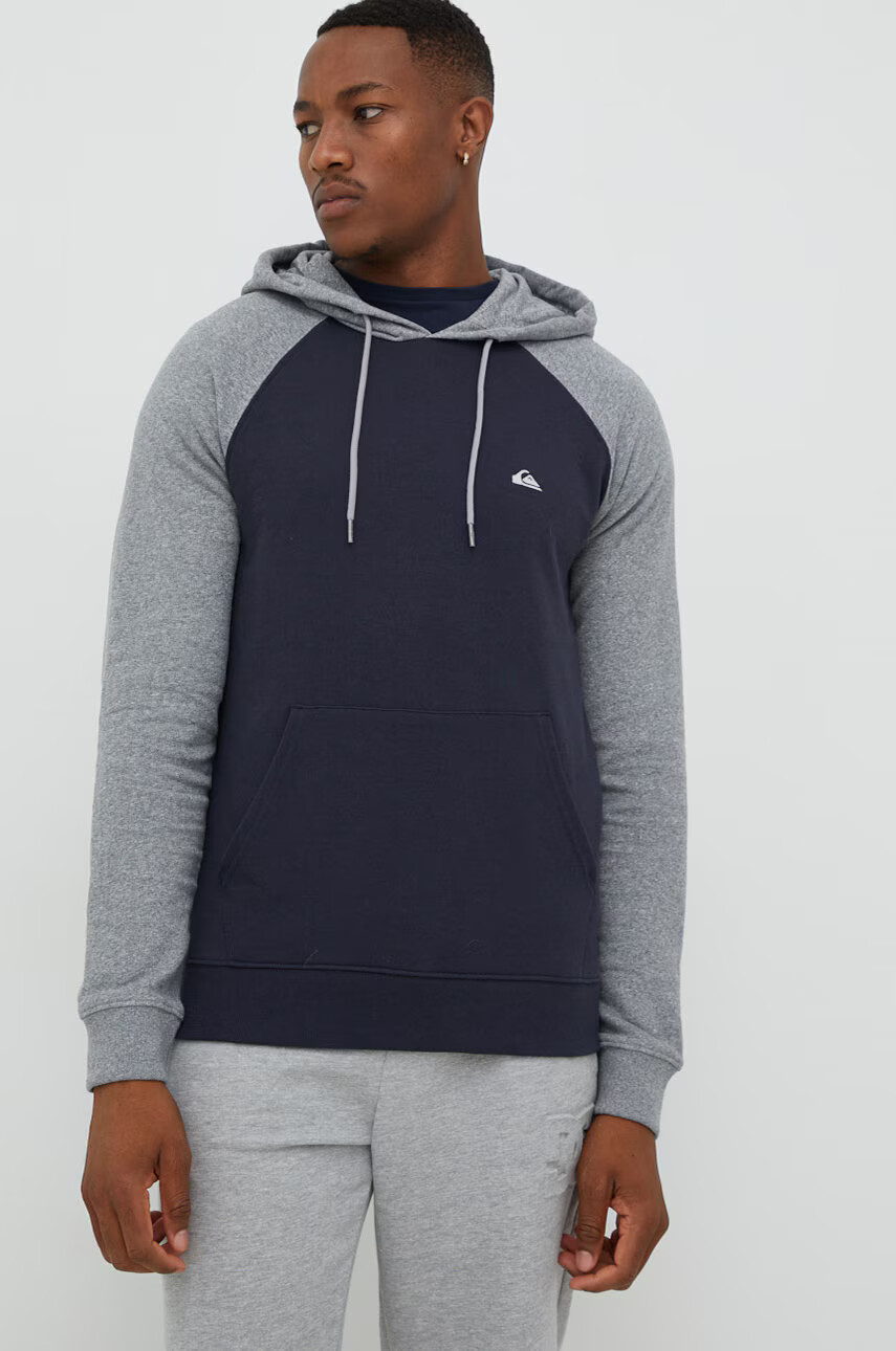 Quiksilver Суичър в тъмносиньо меланж на - Pepit.bg