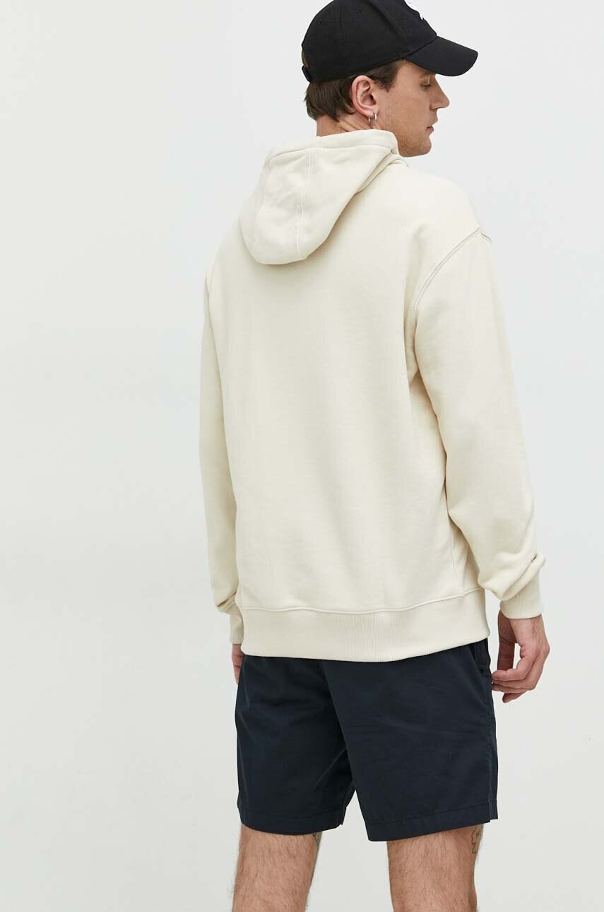 Quiksilver Суичър в бежово с качулка с принт - Pepit.bg