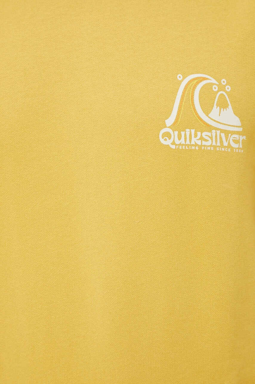 Quiksilver Суичър в жълто с принт - Pepit.bg