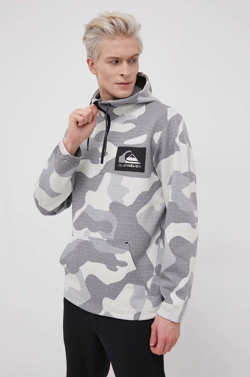Quiksilver Суичър в зелено с принт - Pepit.bg