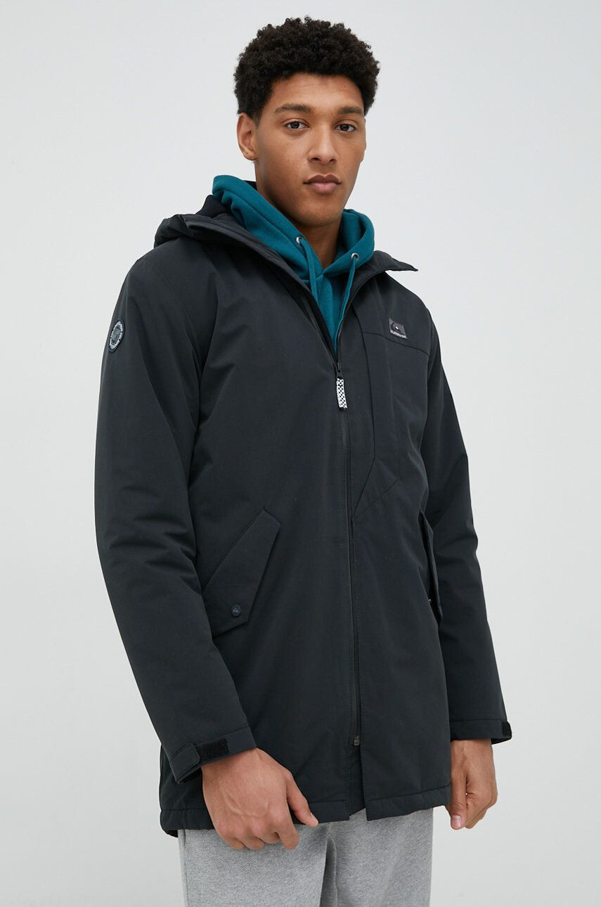 Quiksilver Яке в черно с преходна изолация - Pepit.bg