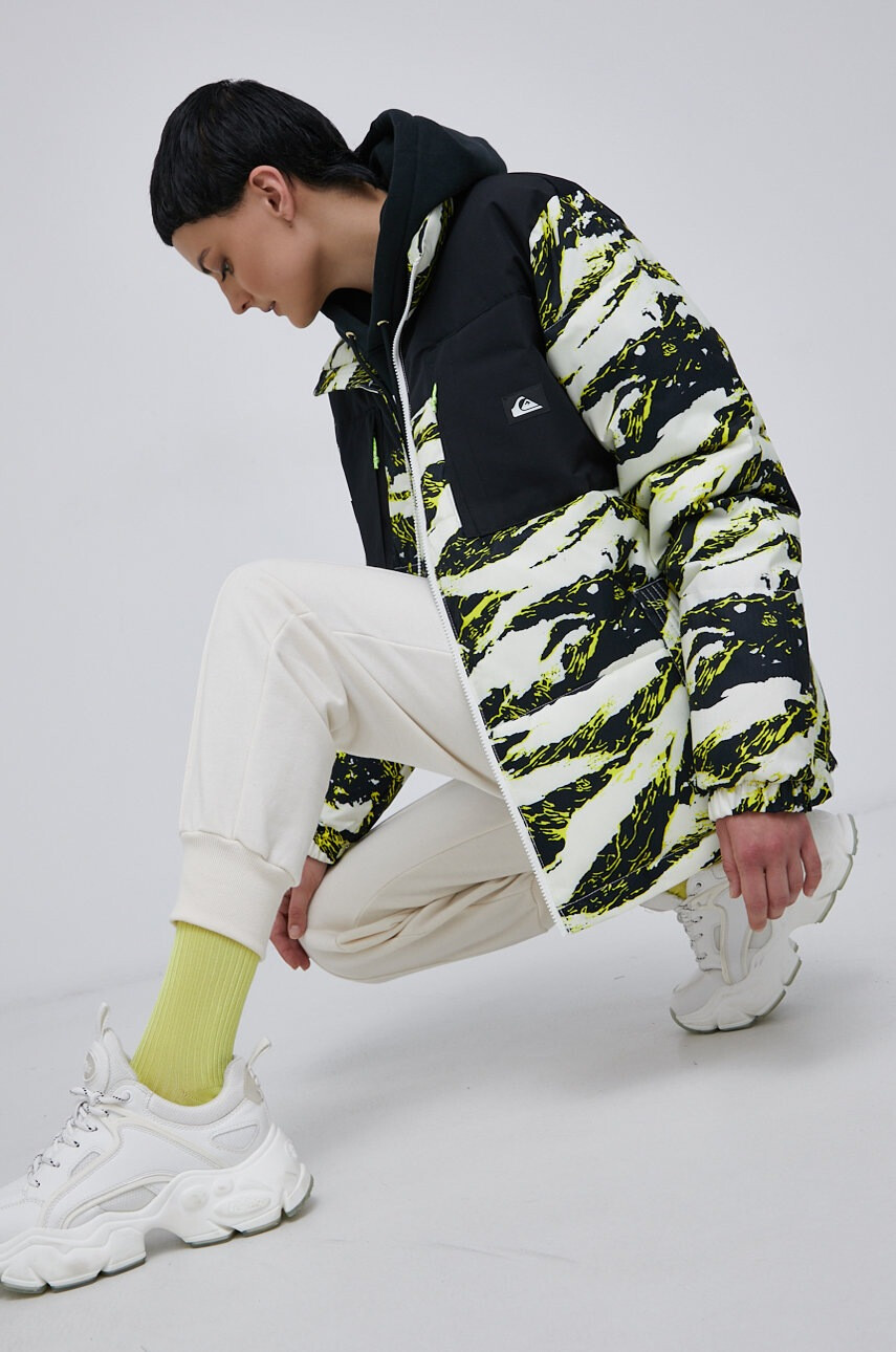 Quiksilver Яке дамско в черно със зимна изолация - Pepit.bg