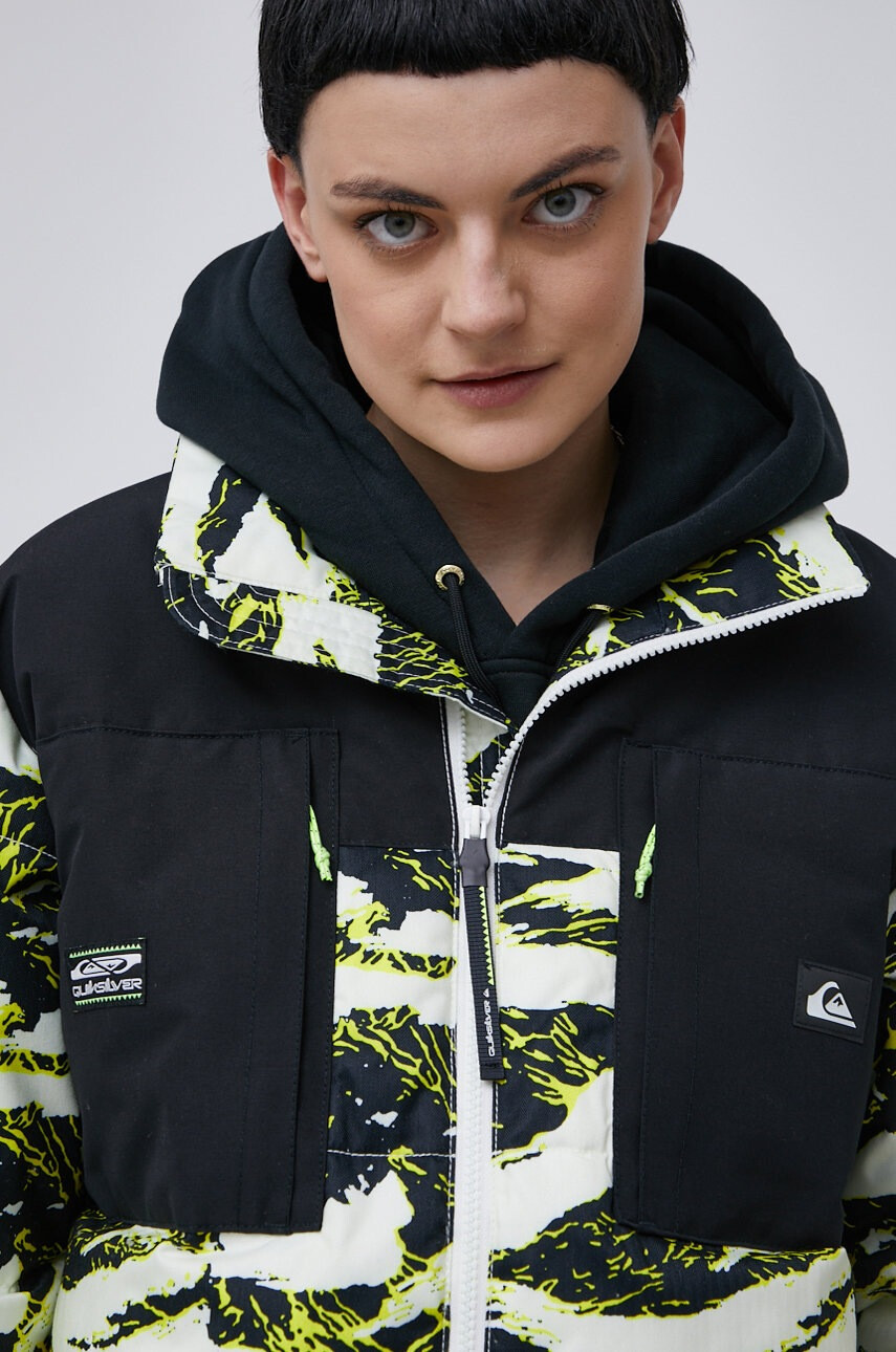 Quiksilver Яке дамско в черно със зимна изолация - Pepit.bg