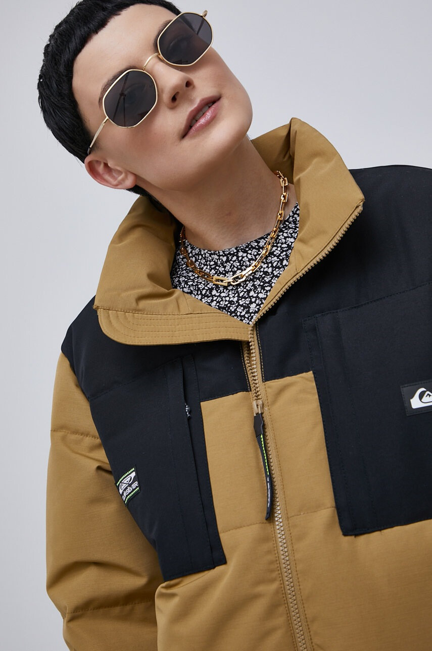 Quiksilver Яке дамско в зелено със зимна изолация - Pepit.bg