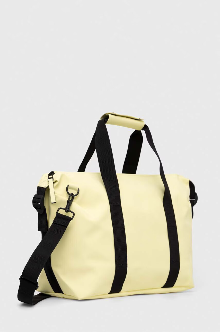 Rains Чанта 13190 Weekend Bag Small в жълто - Pepit.bg