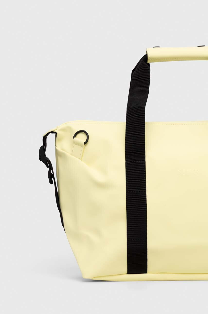 Rains Чанта 13190 Weekend Bag Small в жълто - Pepit.bg