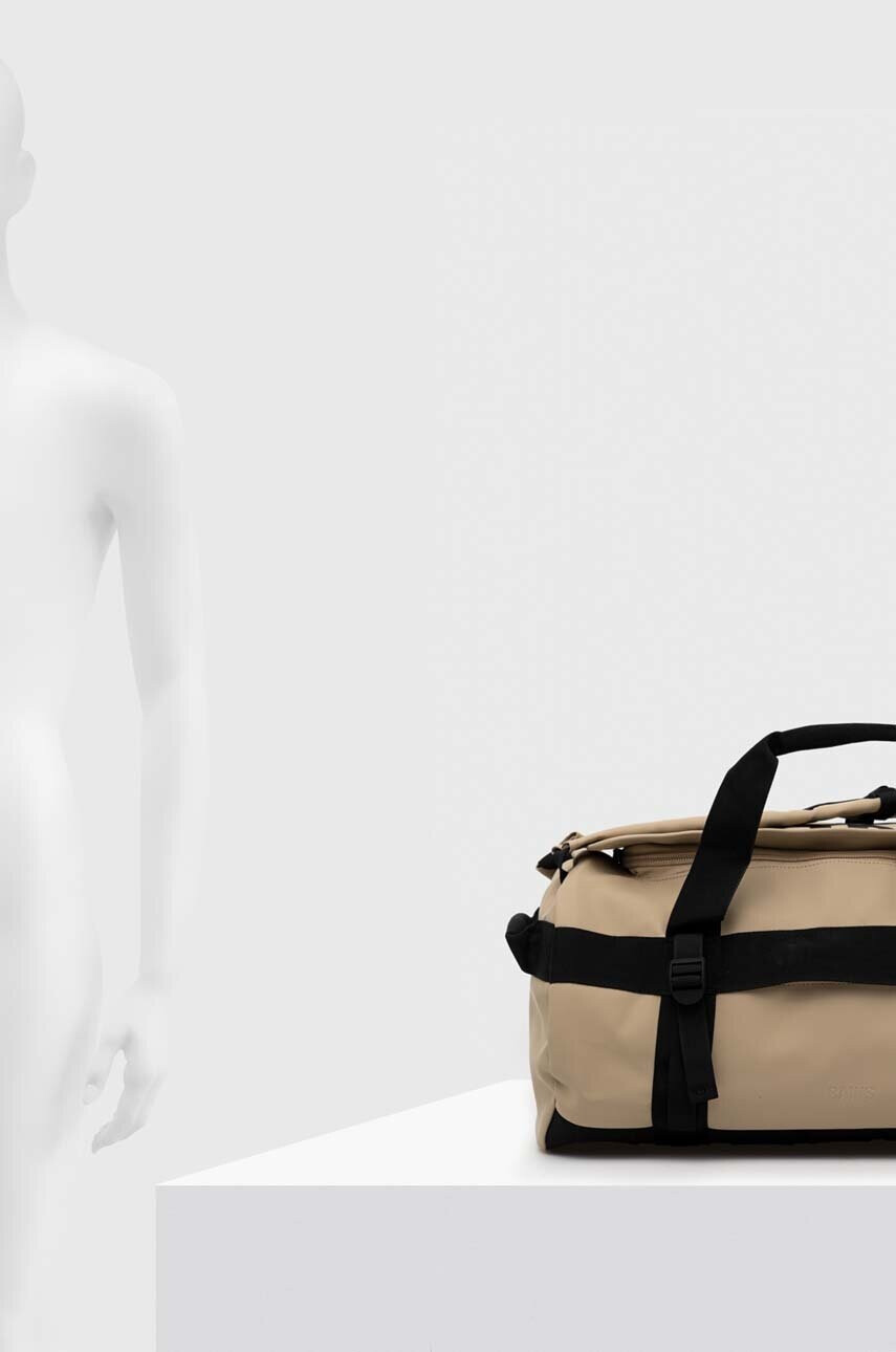 Rains Чанта 13360 Duffel Bag Small в бежово - Pepit.bg