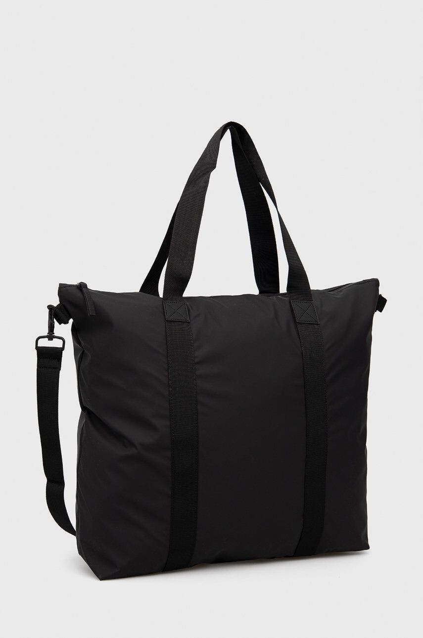 Rains Чанта 13890 Tote Bag в черно - Pepit.bg