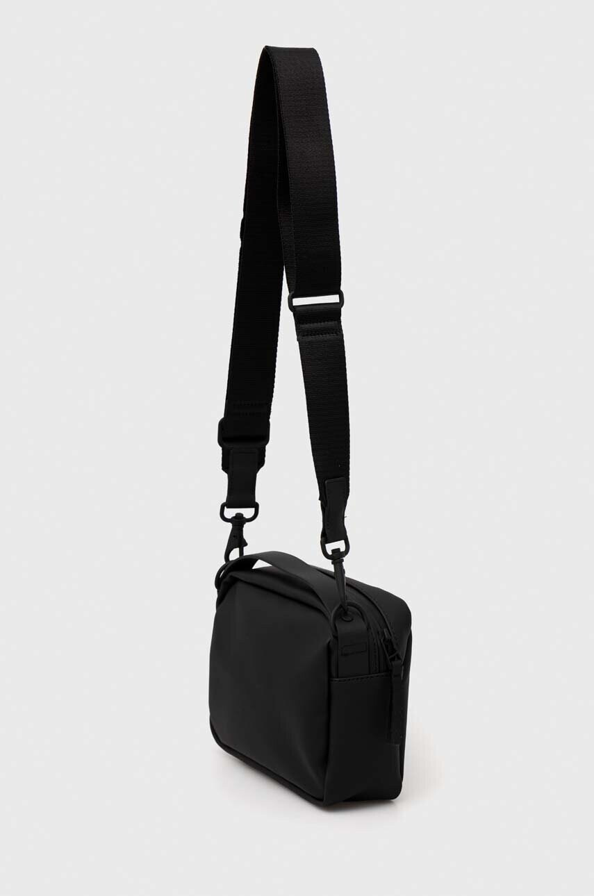 Rains Чанта през рамо 13050 Box Bag в черно - Pepit.bg