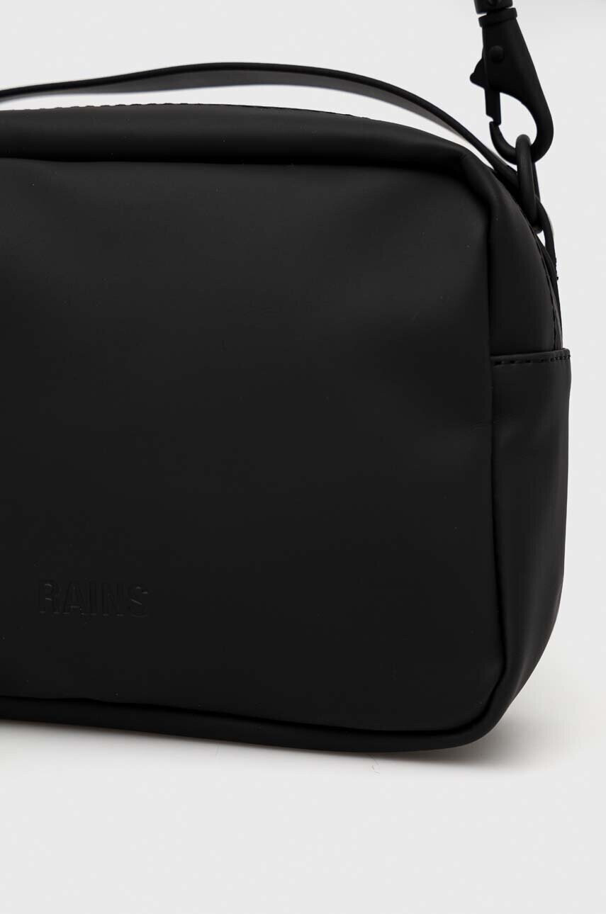 Rains Чанта през рамо 13050 Box Bag в черно - Pepit.bg