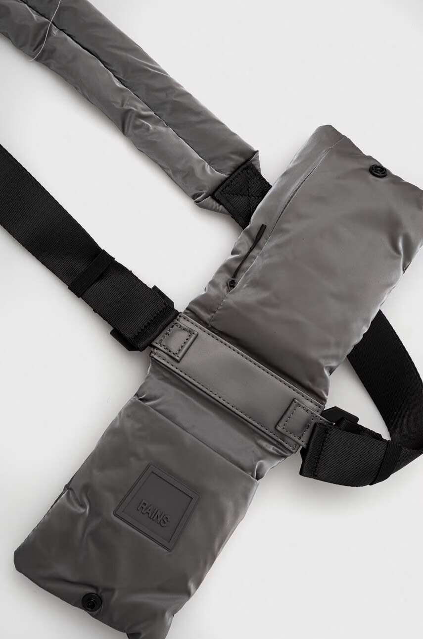 Rains Чанта през рамо 13110 Loop Money Pouch в сиво - Pepit.bg
