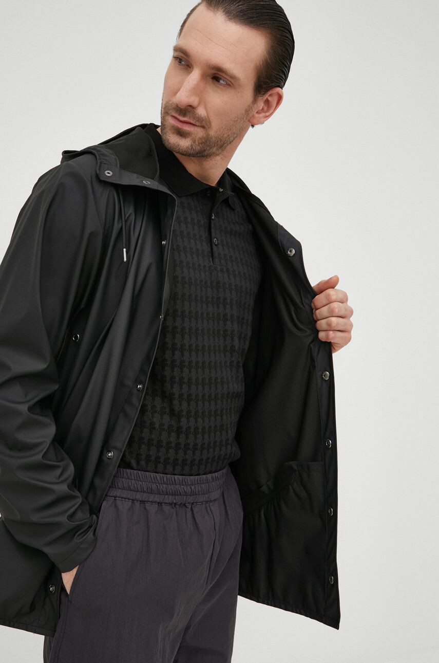 Rains Яке 12010 Jacket в черно с преходна изолация - Pepit.bg