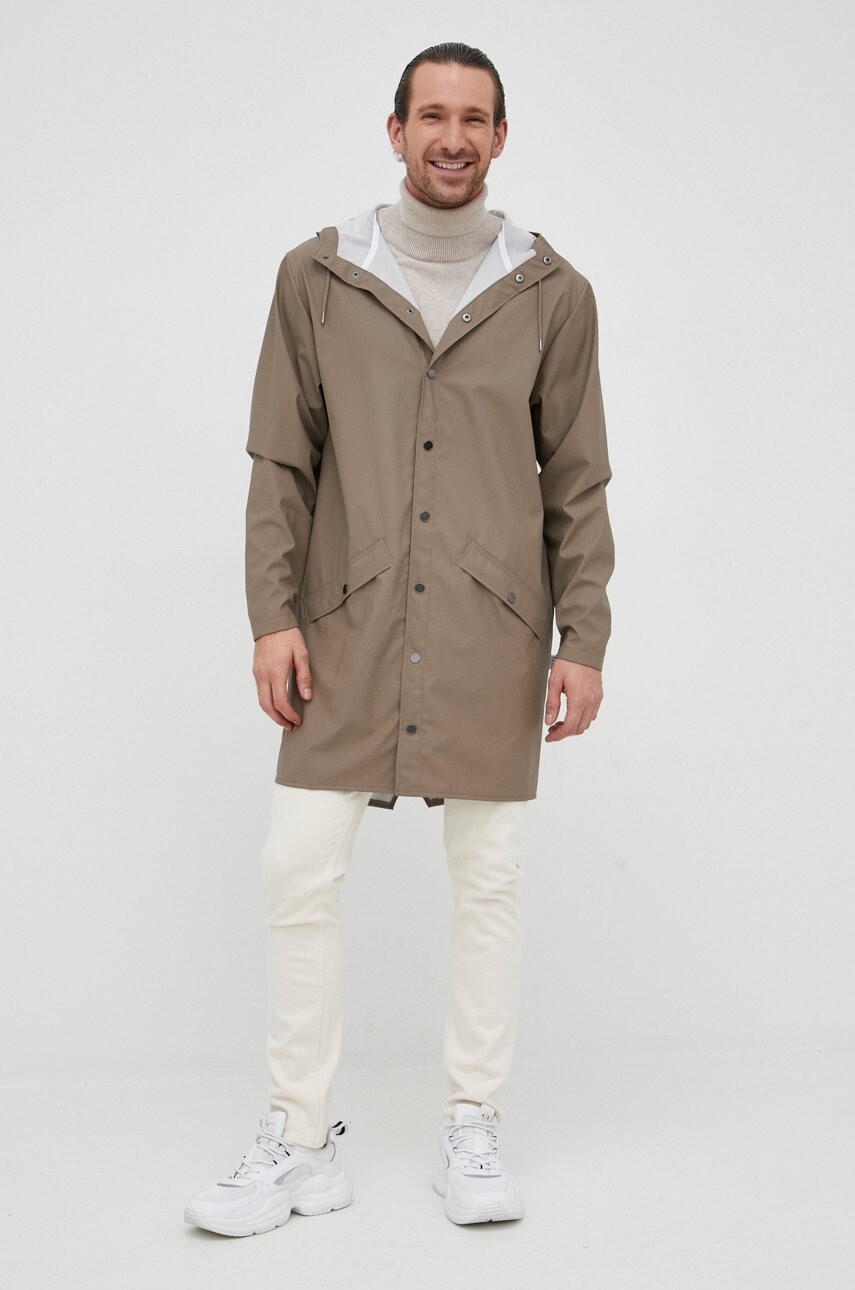Rains Яке 12020 Long Jacket - Pepit.bg