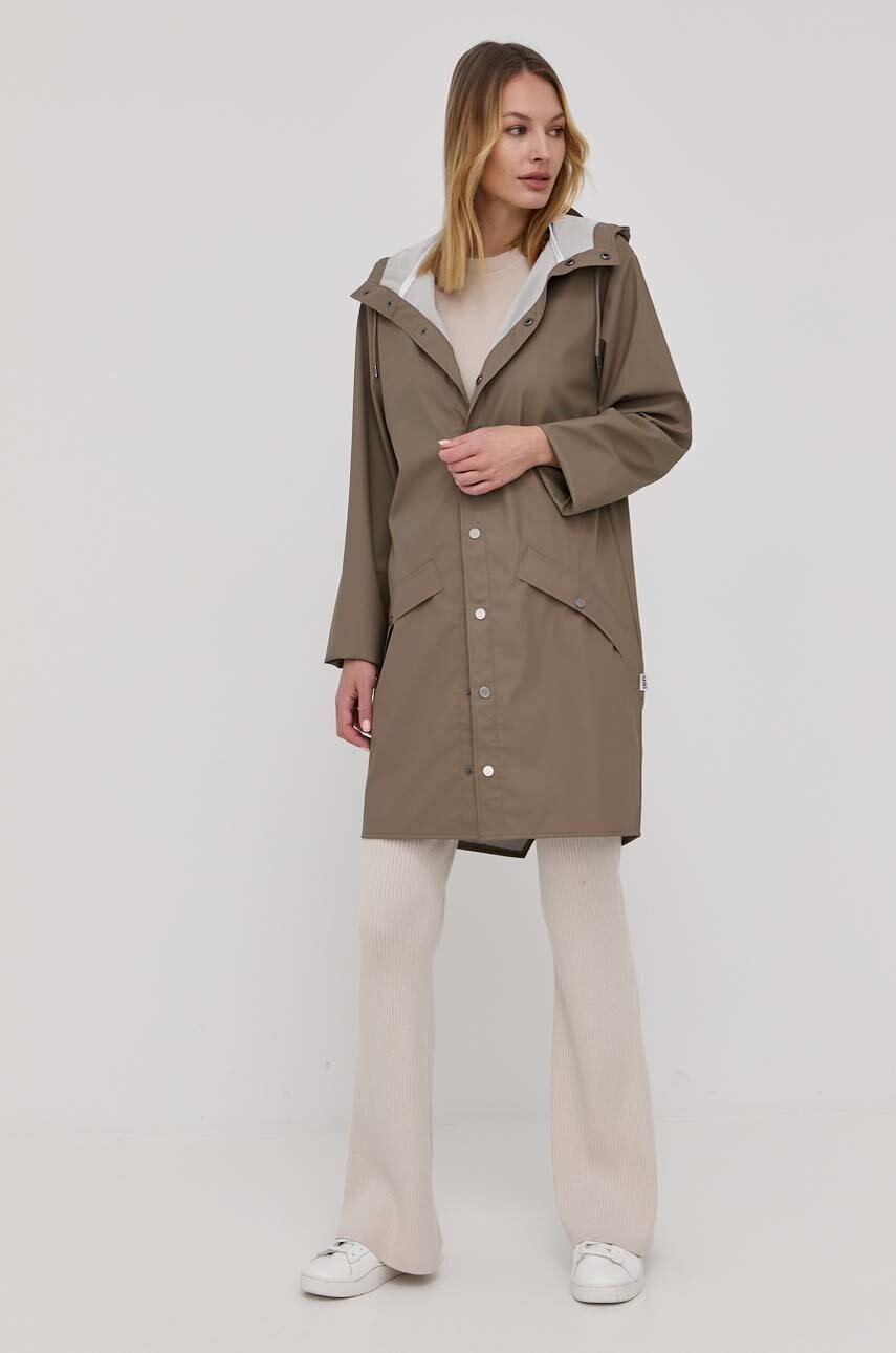 Rains Яке 12020 Long Jacket - Pepit.bg