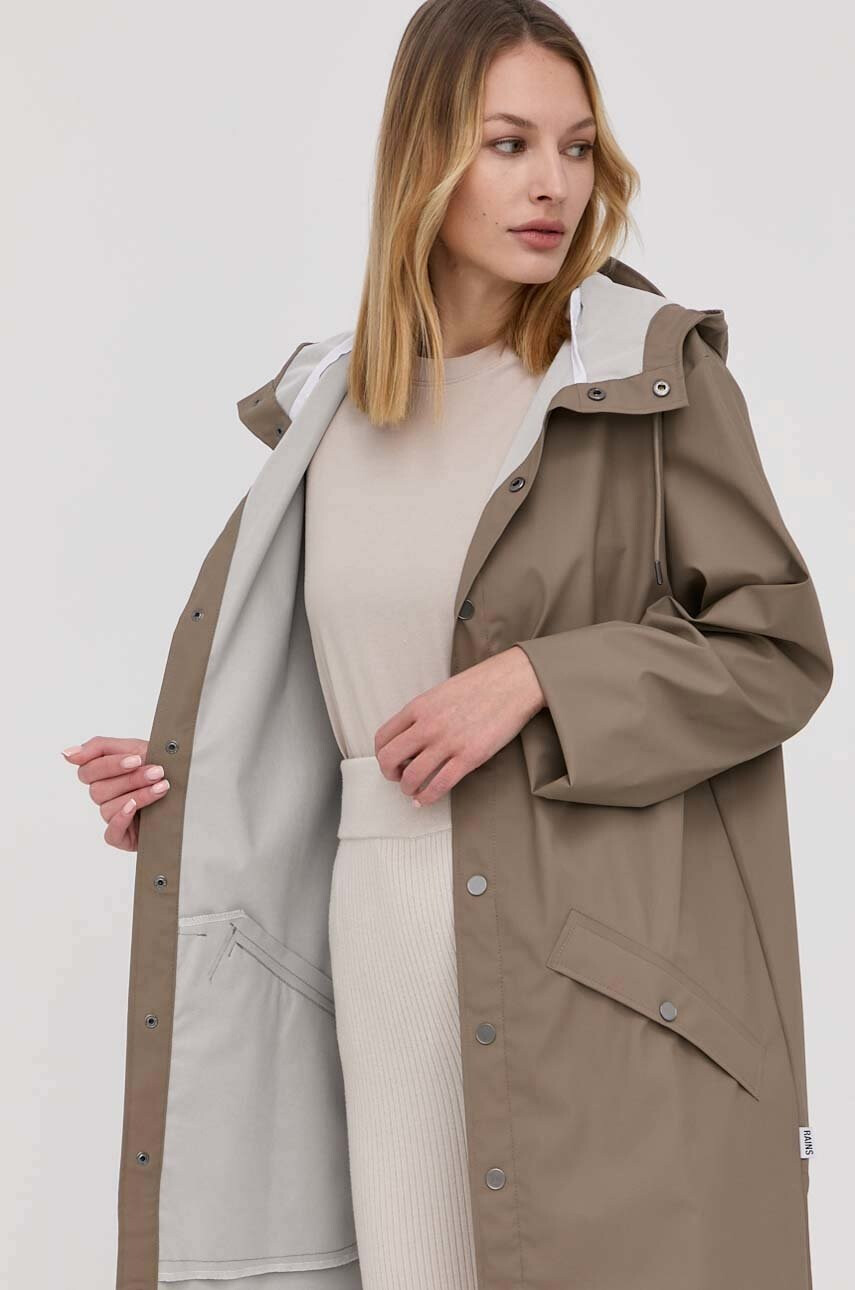 Rains Яке 12020 Long Jacket - Pepit.bg