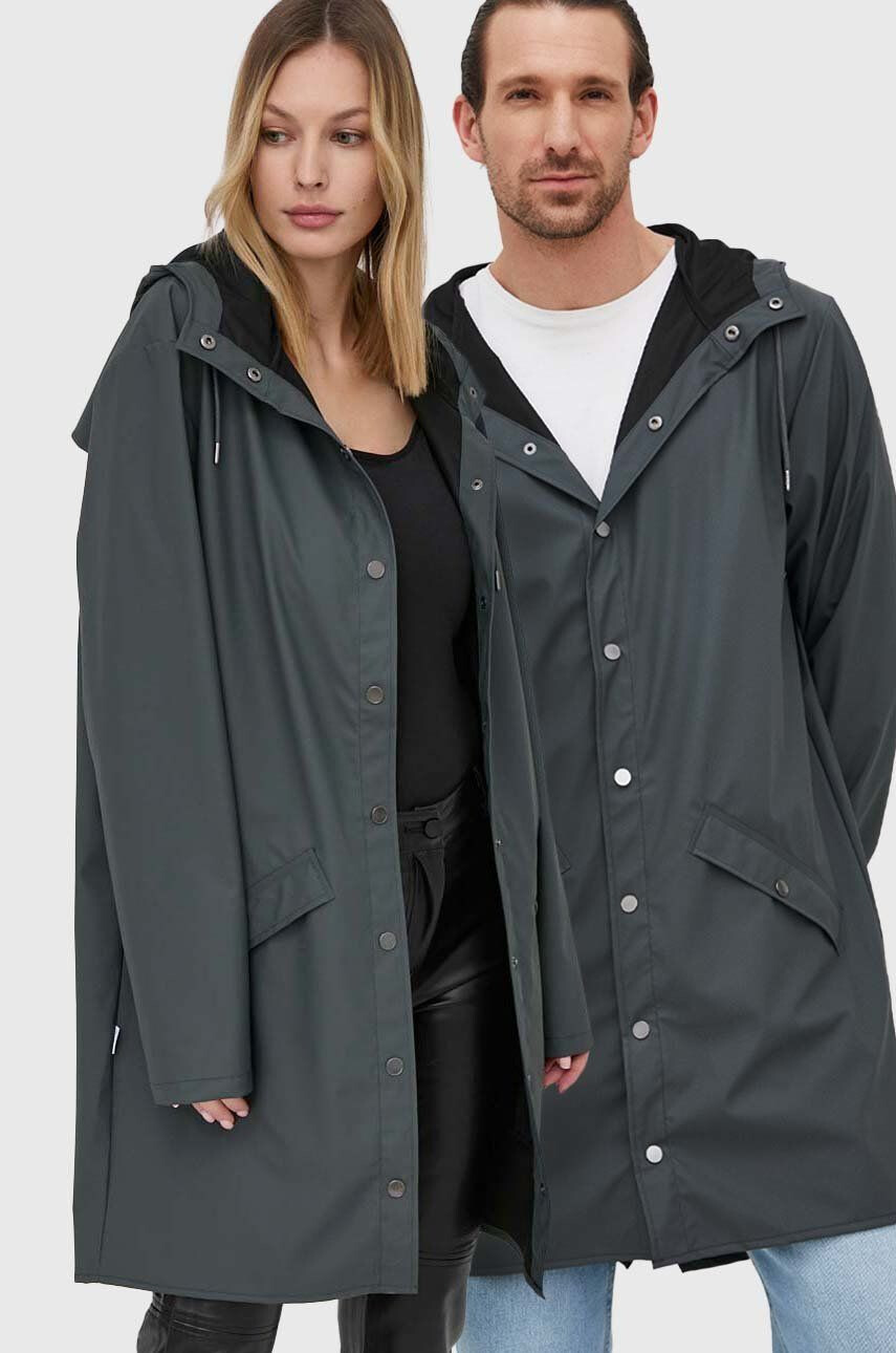 Rains Яке 12020 Long Jacket - Pepit.bg