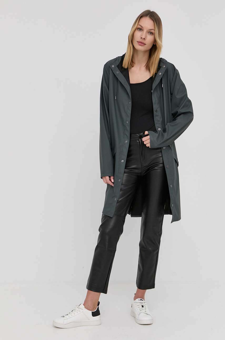 Rains Яке 12020 Long Jacket - Pepit.bg