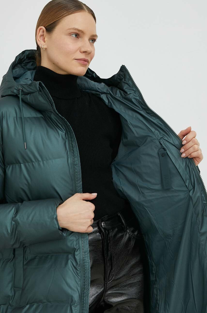 Rains Яке 15070 long puffer jacket - Pepit.bg