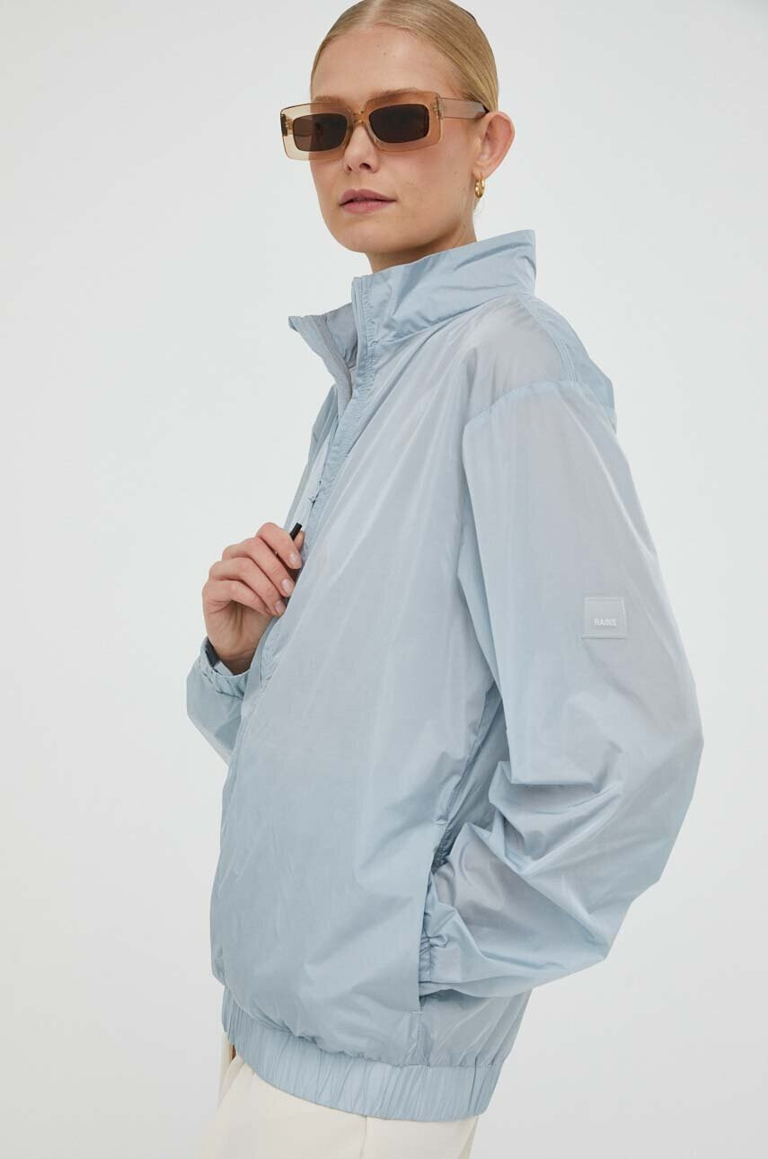 Rains Яке в синьо с преходна изолация с уголемена кройка - Pepit.bg
