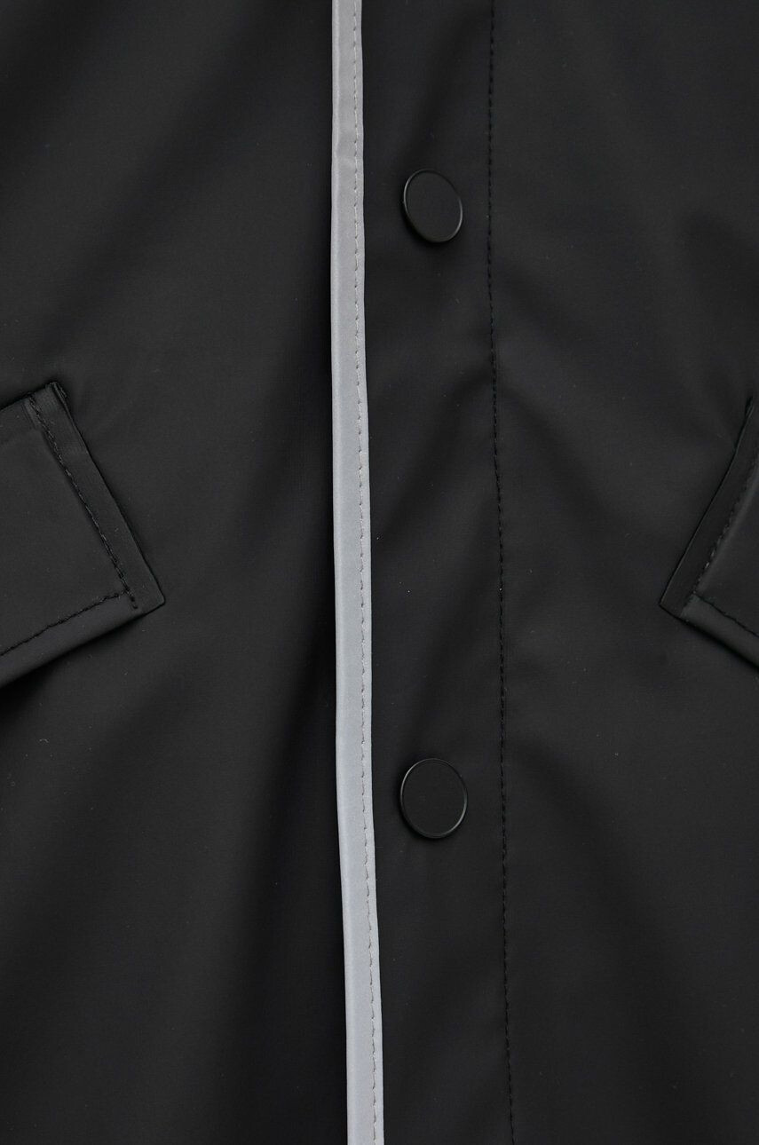 Rains Яке 18540 Long Jacket Reflective в черно с преходна изолация - Pepit.bg