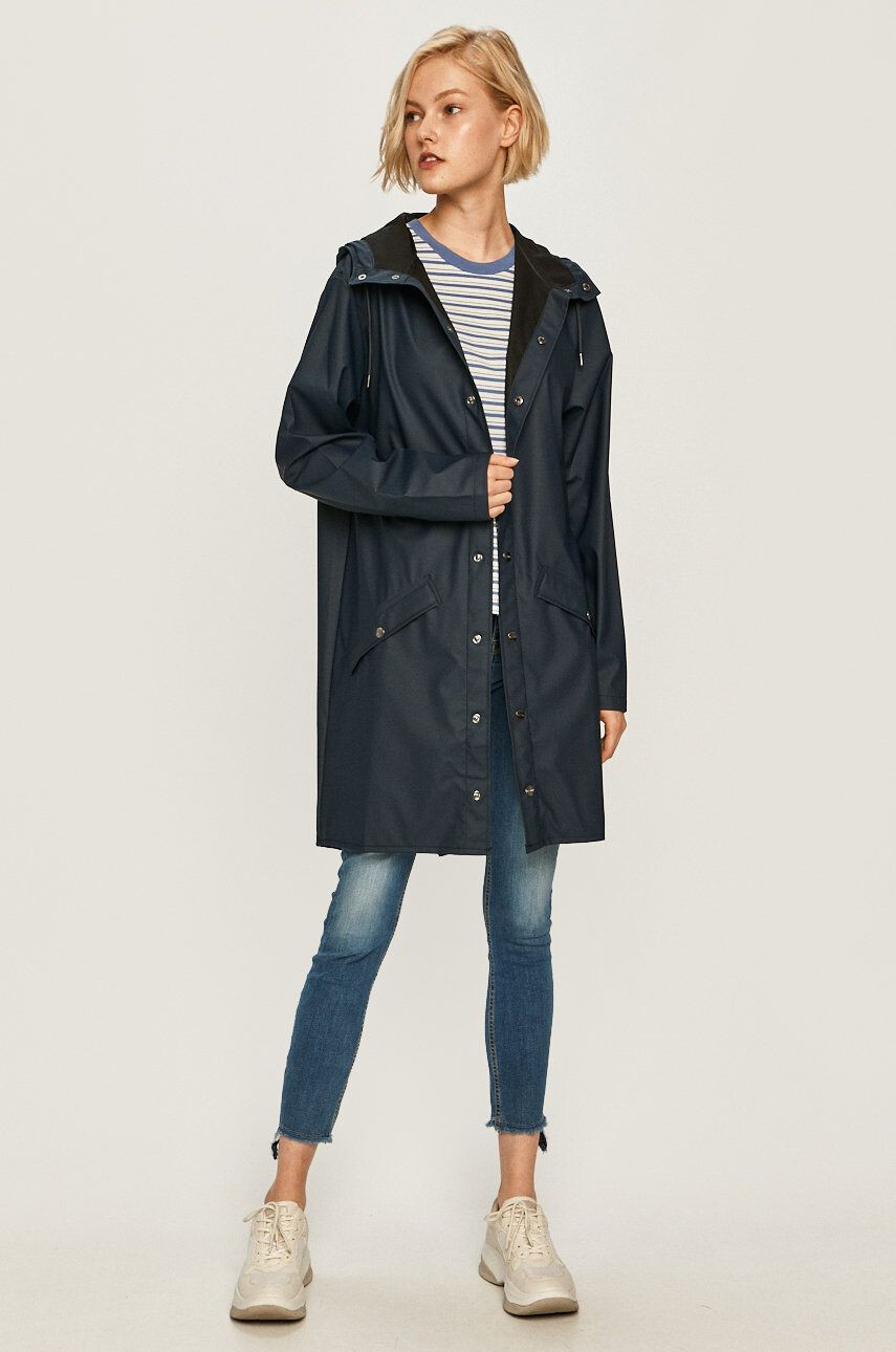 Rains Непромокаемо яке 1202 Long Jacket - Pepit.bg