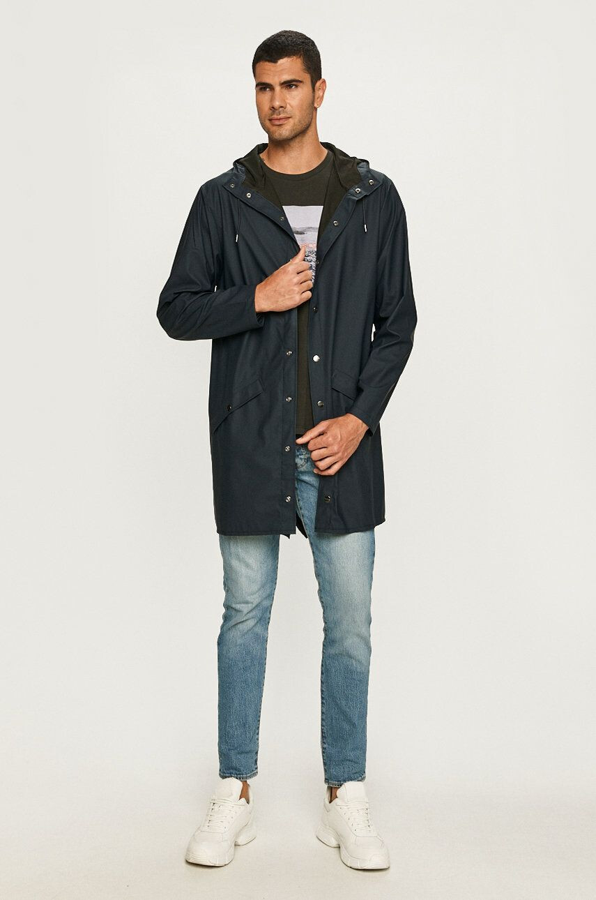 Rains Непромокаемо яке 1202 Long Jacket - Pepit.bg