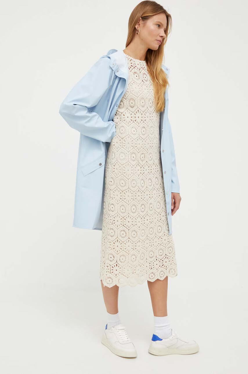 Rains Непромокаемо яке 12020 Long Jacket в синьо с преходна изолация - Pepit.bg