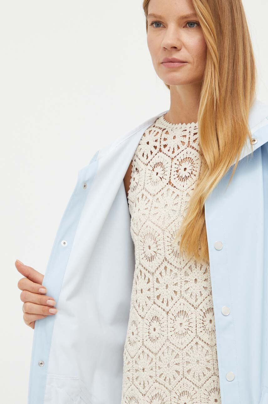 Rains Непромокаемо яке 12020 Long Jacket в синьо с преходна изолация - Pepit.bg