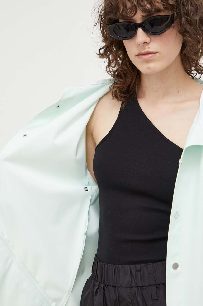 Rains Непромокаемо яке 12020 Long Jacket в зелено с преходна изолация - Pepit.bg