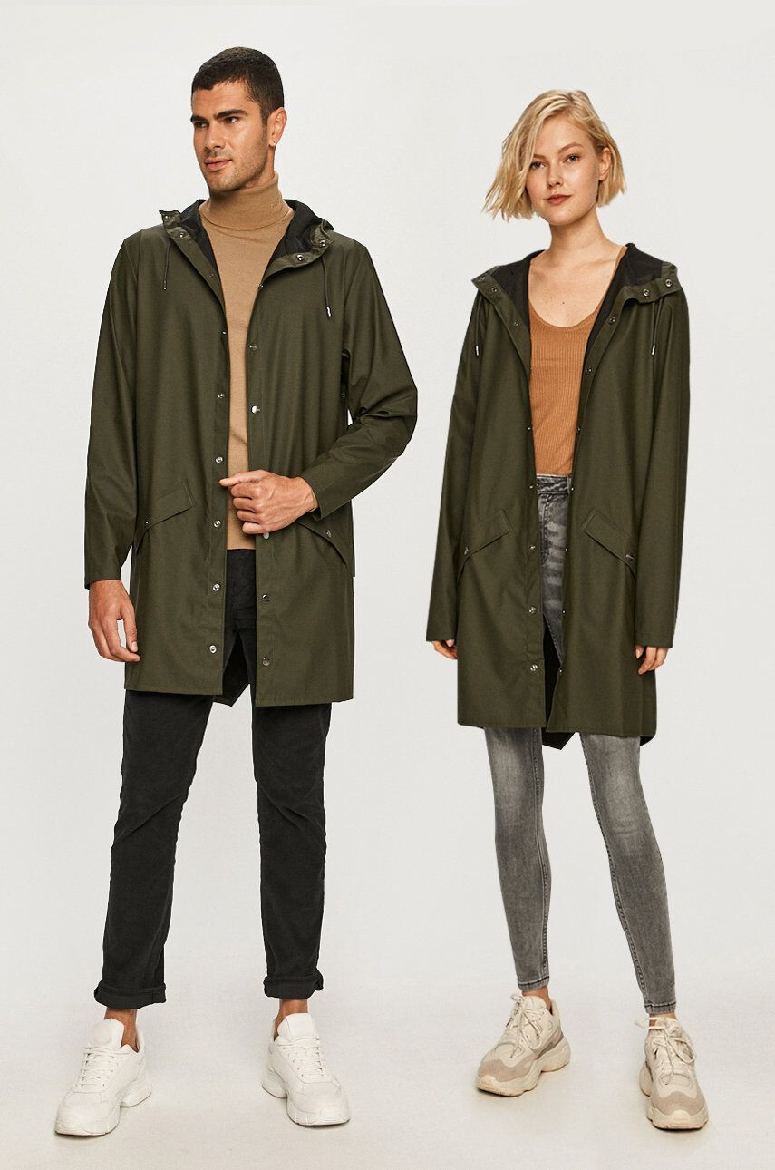 Rains Непромокаемо яке 1202 Long Jacket - Pepit.bg