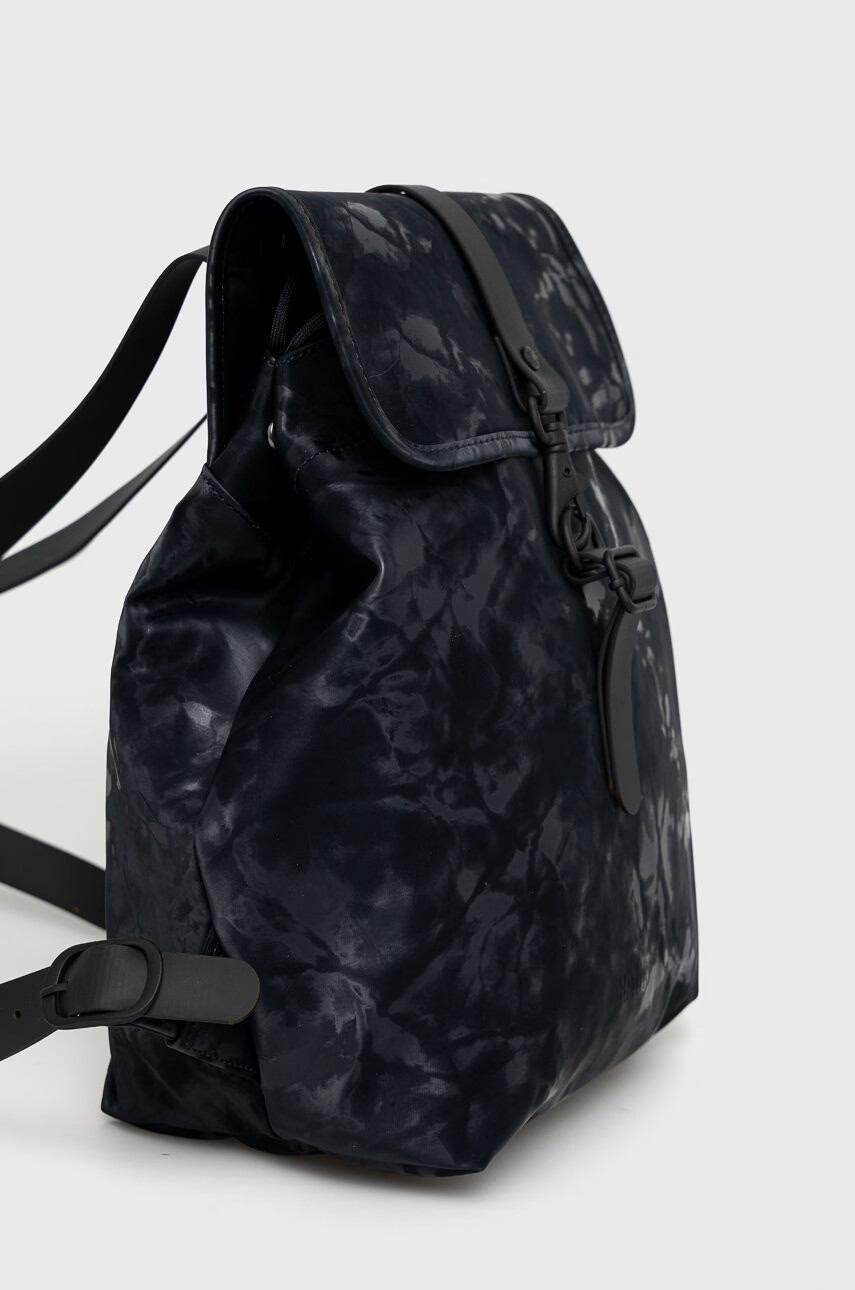 Rains Раница 13870 Bucket Backpack в тъмносиньо голям размер с десен - Pepit.bg
