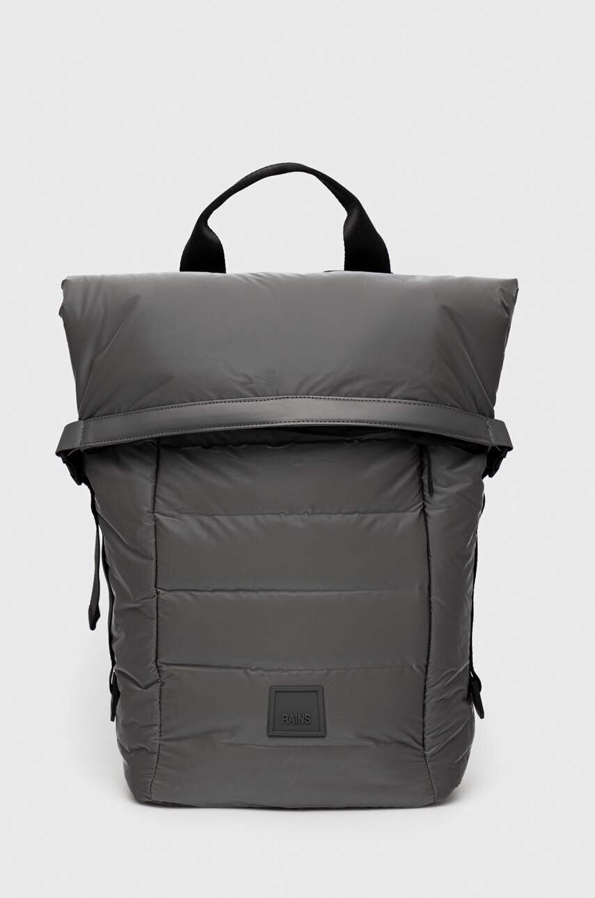 Rains Раница 12140 Loop Backpack в сиво голям размер с изчистен дизайн - Pepit.bg