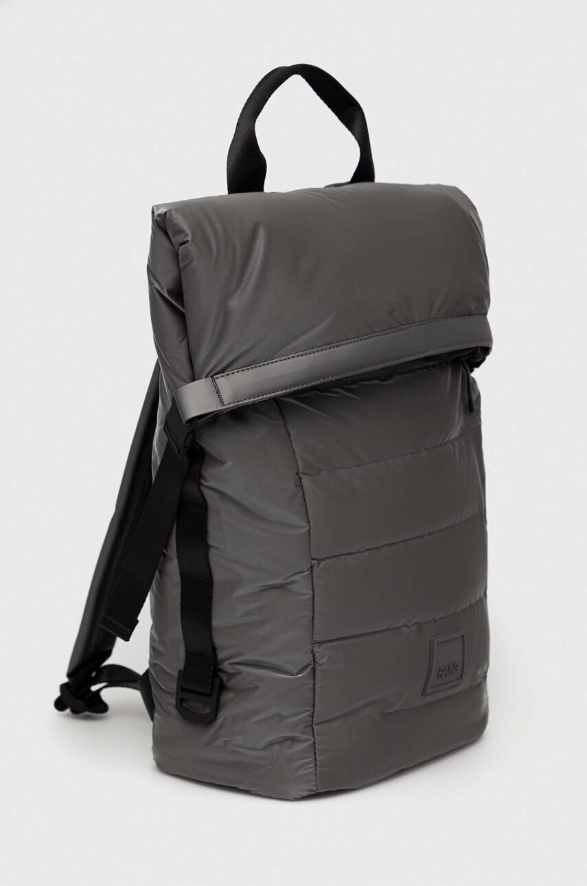 Rains Раница 12140 Loop Backpack в сиво голям размер с изчистен дизайн - Pepit.bg